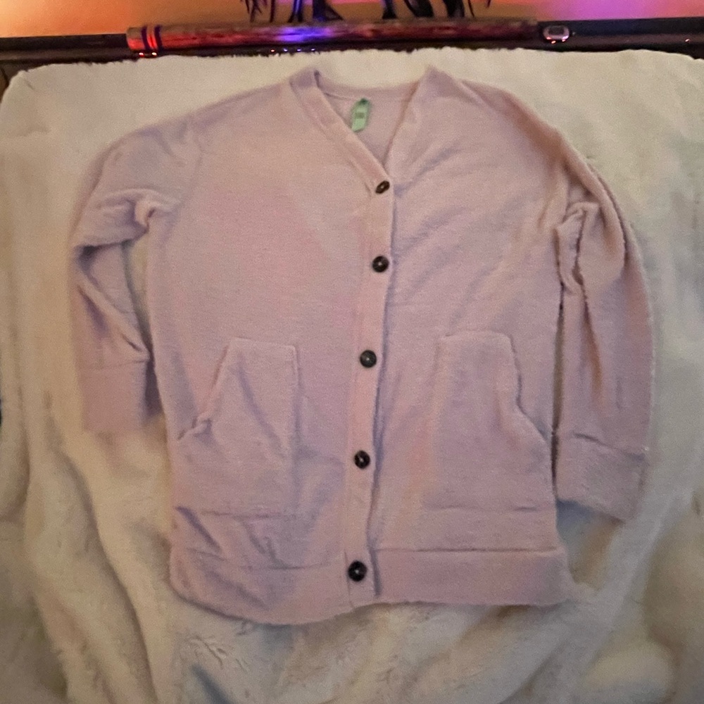 HONEYDEW Intimates LILAC Button-Up Cardigan NWOT